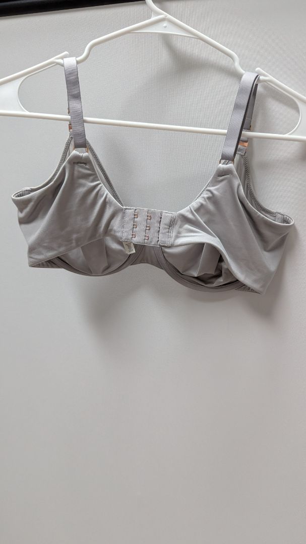 Le Mystere Light Grey Mesh Unlined Bra