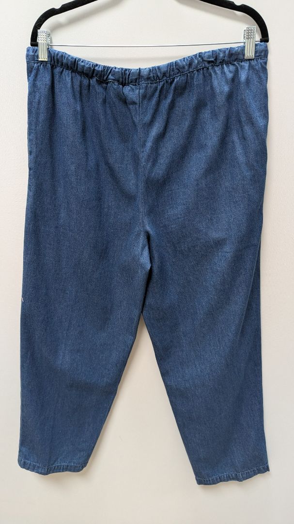 Stephanie Andrews Medium Wash Wide-Leg Jeans