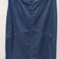 VS Vintage Studio Medium Wash Denim Midi Skirt