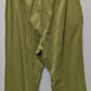 pacer Lime Green Cropped Wide-Leg Sweatpants