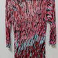 Alberto Makali Pink Striped Knit Cardigan