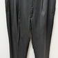 haggar Men's Black Straight Cuffed Pants