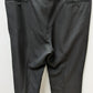 haggar Men's Black Straight Cuffed Pants