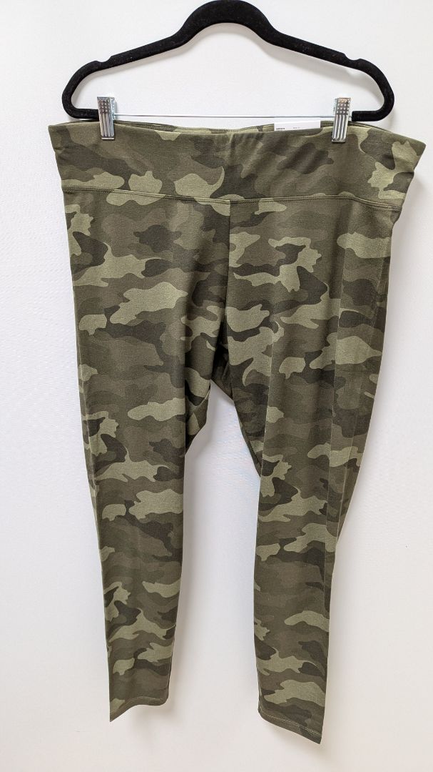 Sonoma Green Camo Mid-Rise Skinny Leggings