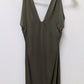 MIXT BOX Dark Green Solemio Halter-Neck Dress