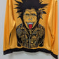 Yellow/Black Printed Graphic Jacket