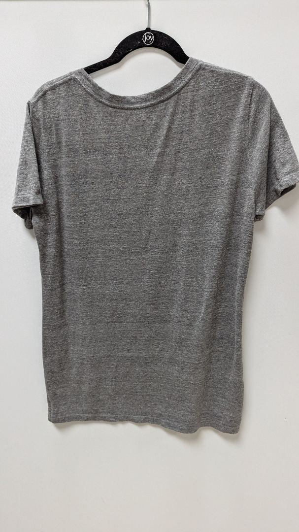 L.O.L. Vintage Grey Peace Sign Graphic T-Shirt