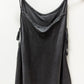 Victoria's Secret Black Tie-Side Silk Tank