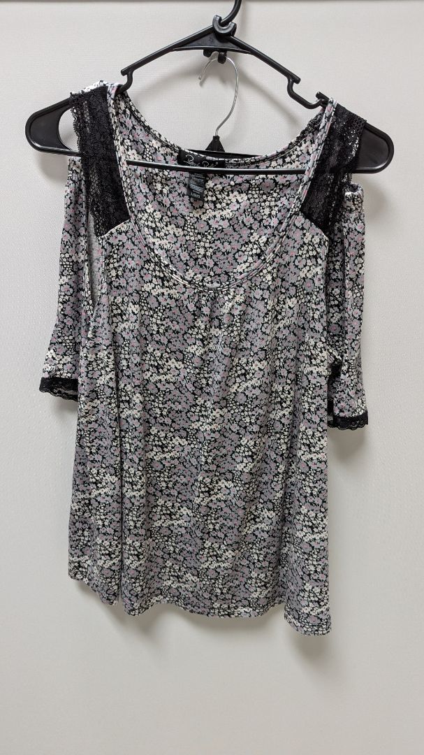 Rene Rofe Purple Floral 2PC Sleepwear Set