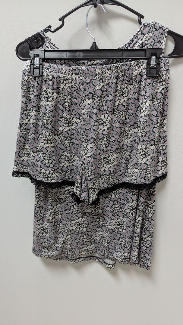 Rene Rofe Purple Floral 2PC Sleepwear Set