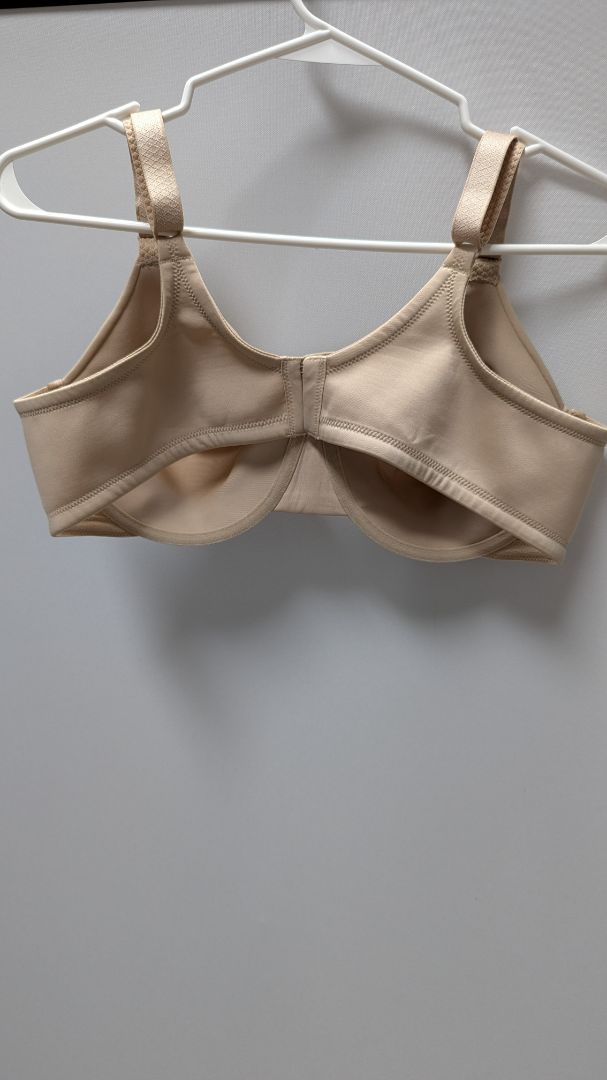 Vanity Fair Beige Full Figure Minimizer Bra