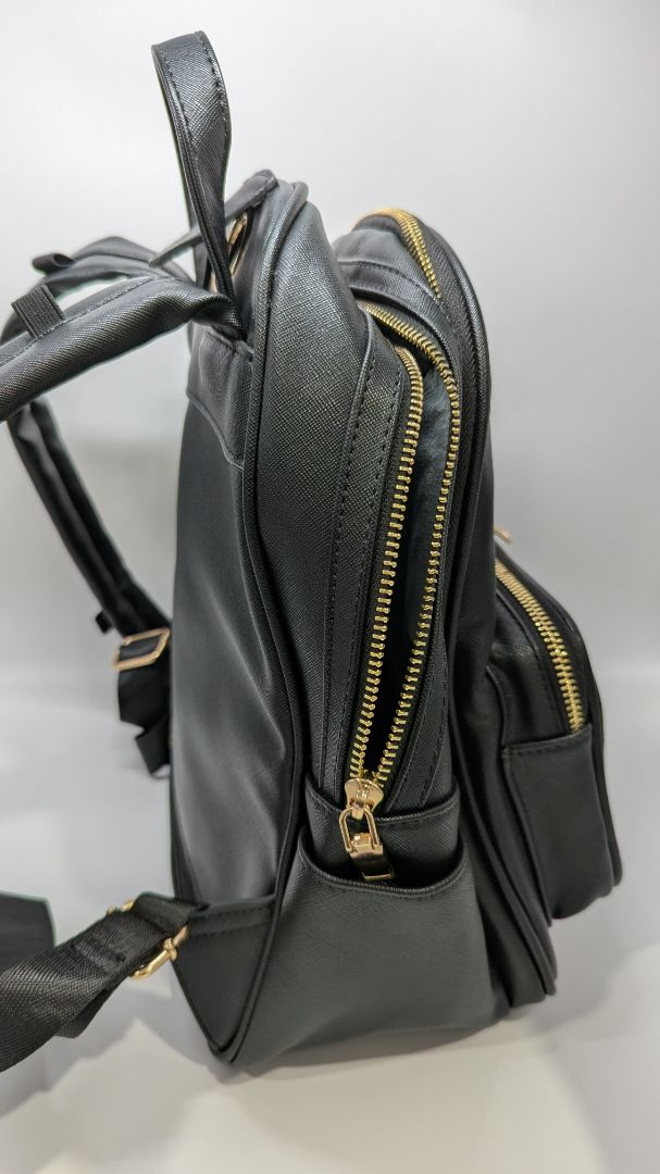 Designer Park Company Black Rope Drop Backpack