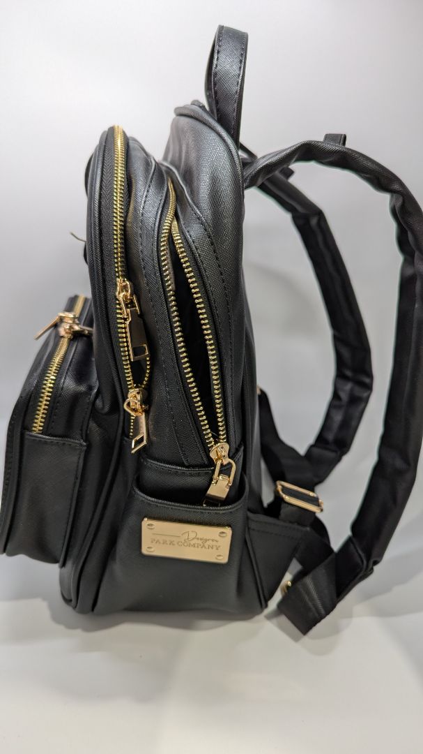 Designer Park Company Black Rope Drop Backpack