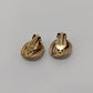 Vintage Gold Twist Clip-On Earrings