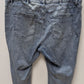Lane Bryant Light Wash Lace Mid-Rise Signature Fit Pedal Jeans