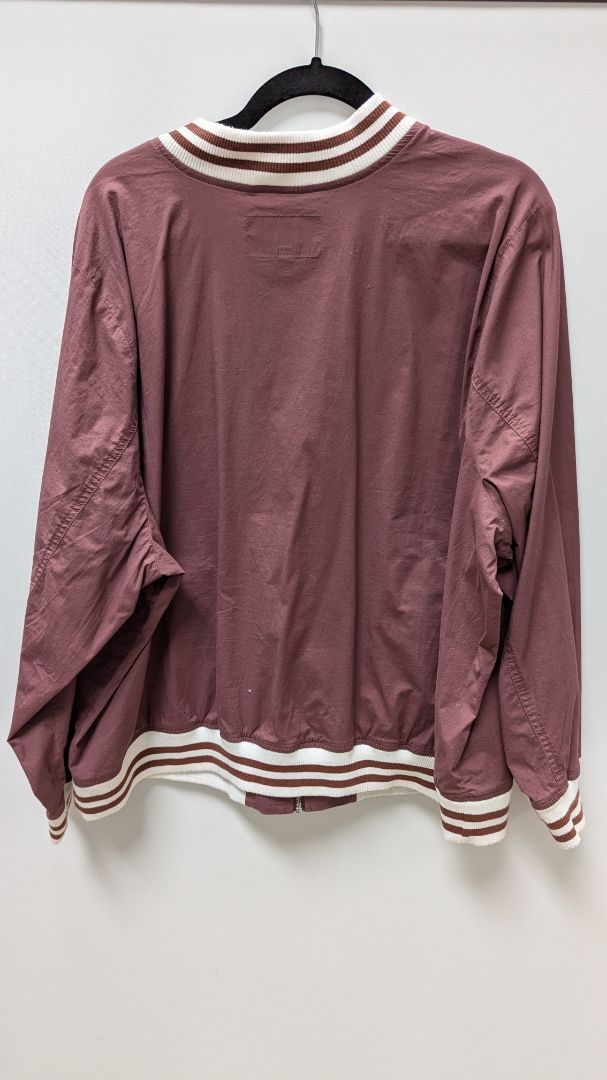 Torrid Mauve Purple Zippered Bomber Jacket