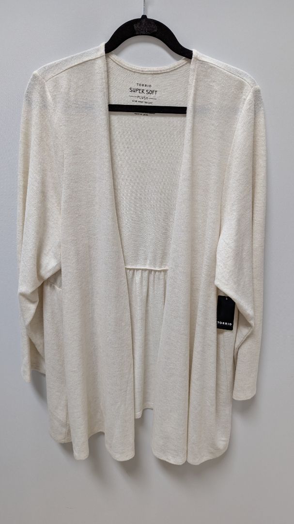 Torrid Supersoft Plus Winter White Cardigan