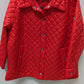 Anne Klein Red Quilted Winter Jacket