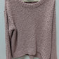 sanctuary Light Purple Crochet Knit Sweater