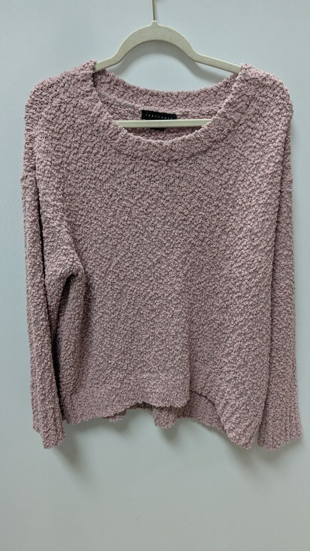 sanctuary Light Purple Crochet Knit Sweater