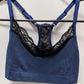 Maidenform Navy/Black Lace Trim Bralette