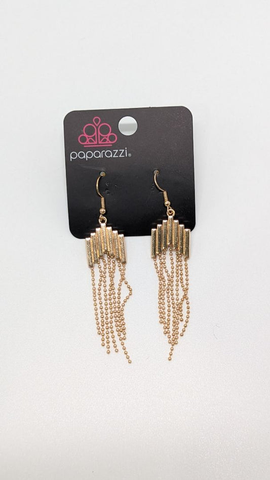 Paparazzi Gold Chain Dangle Earrings