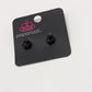 Paparazzi Black/Purple Spider Stud Earrings