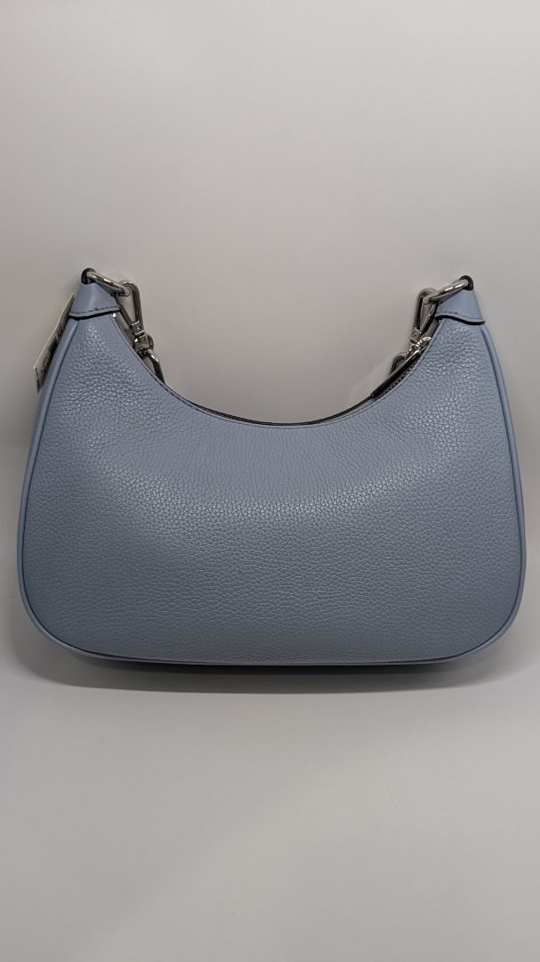 Michael Kors Pale Blue LG Zip Pouchette Purse