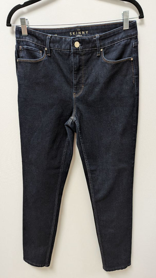 White House Black Market Dark Wash Skinny Ankle Jeans (6L)