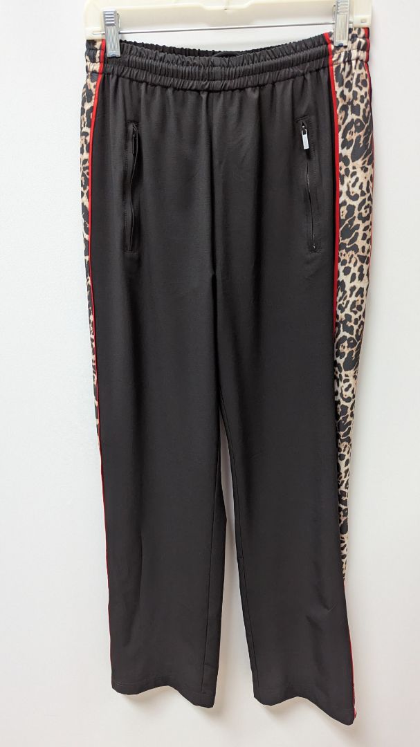 Boston Proper Black/Brown Animal Print Tracksuit