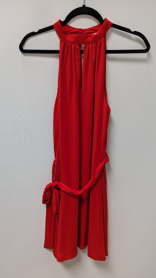 a loves a Red Sleeveless Shift Dress