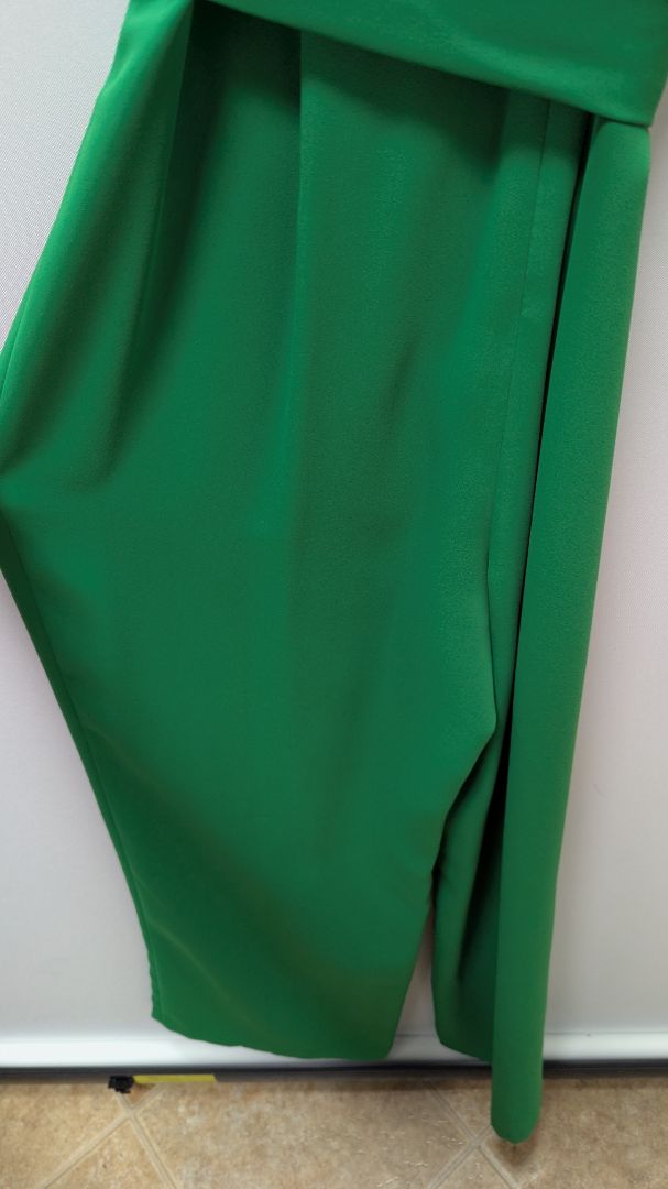 Antonio Melani Clover Green V-Neck Jumpsuit