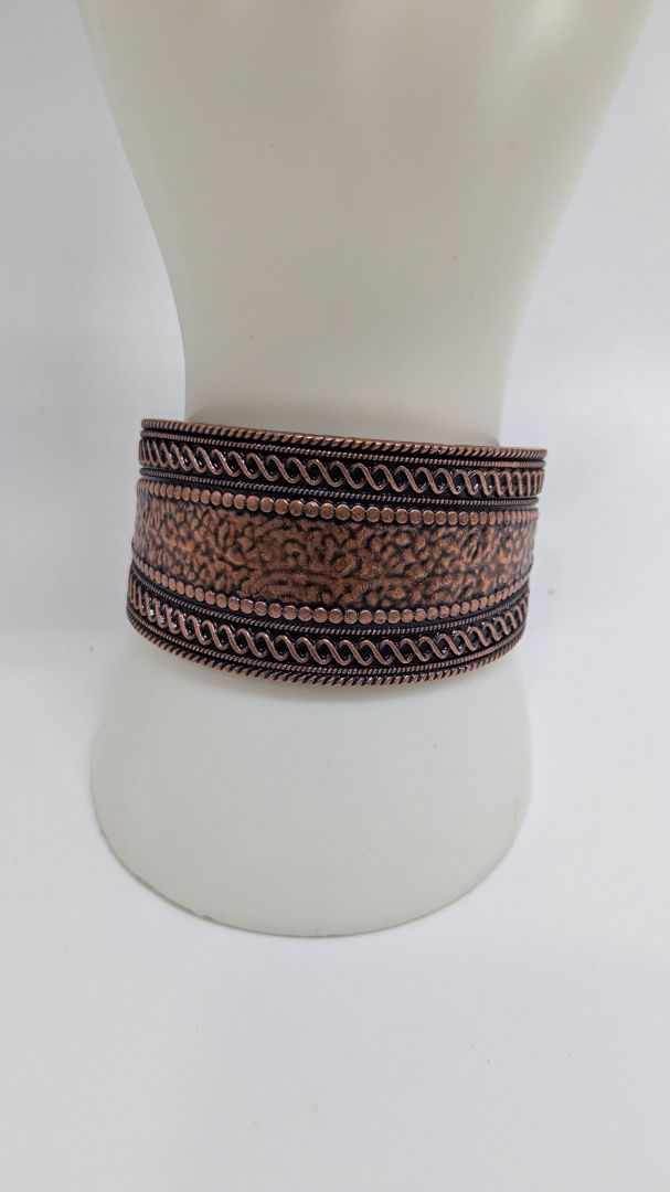Paparazzi Copper Thick Metal Cuff Bracelet