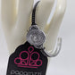 Paparazzi Silver Open Medallion Bangle Bracelet