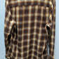 Arizona Jean Co. Orange Plaid Flannel Shirt