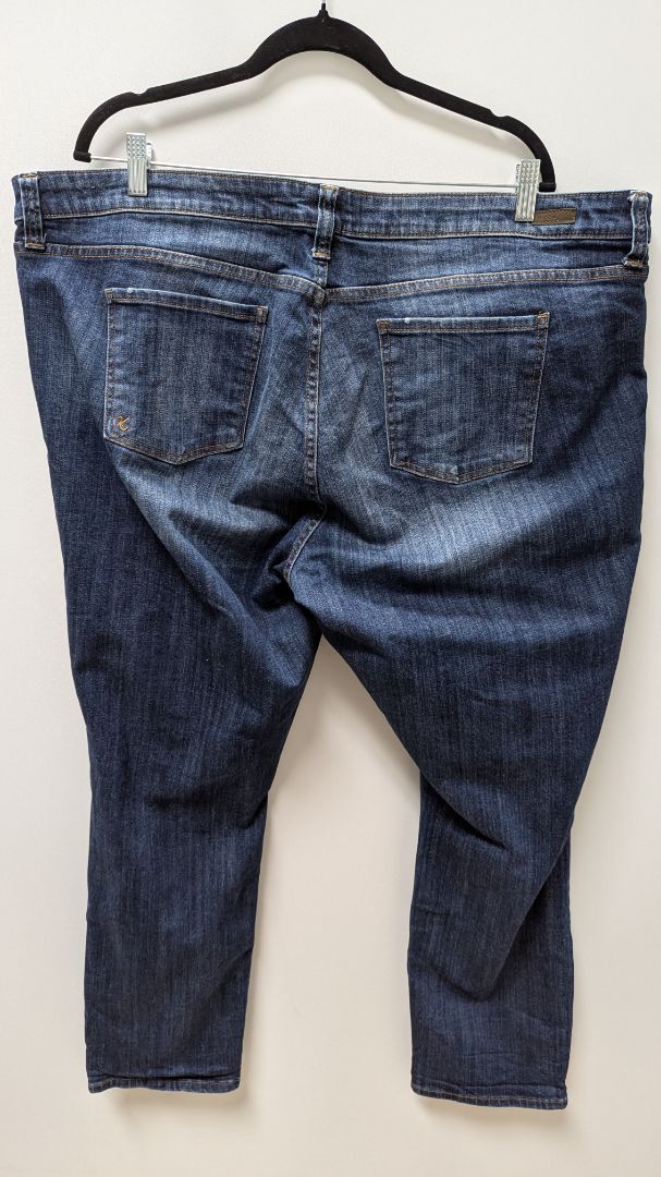 Kut from the Kloth Medium Wash Distressed Catherine Slouchy Boyfriend Jeans