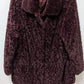 dennis by dennis basso Dark Purple Faux-Fur Coat
