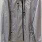 NOMAD Grey Printed Zippered Windbreaker Jacket