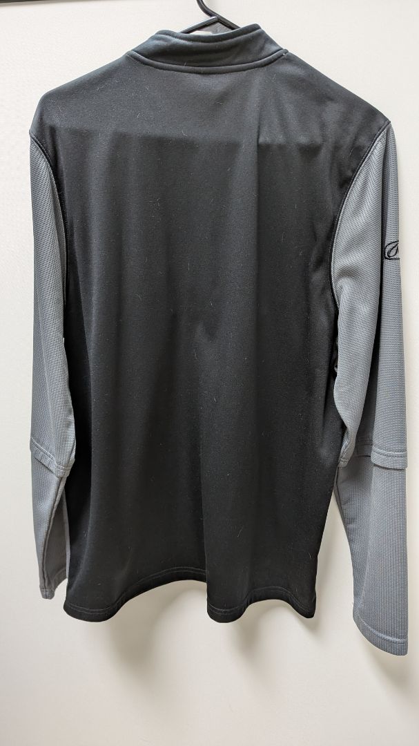 Black/Grey Half-Zip Pullover Sweatshirt