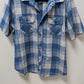 ORVIS Men's Blue Plaid Button-Down Shirt