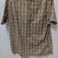 Van Heusen Light Brown Plaid Traveler Button-Down Shirt