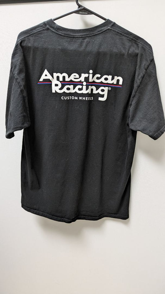 Hanes Black "American Racing" Graphic T-Shirt