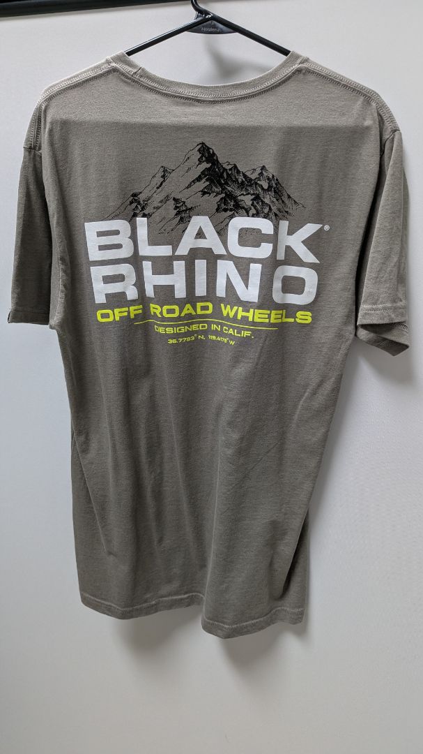 Black Rhino Light Grey Short-Sleeve Graphic T-Shirt