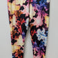 energie Juniors Black Floral Printed Skinny Leggings