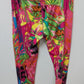 Kate & Mallory Pink Abstract Printed Skinny Leggings