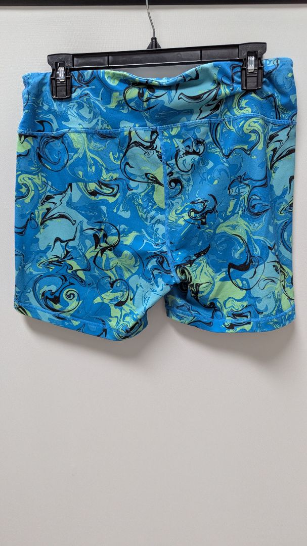 Reebok Blue Swirl Printed Active Shorts