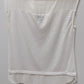 Ann Taylor White Sheer Sleeveless Blouse