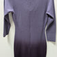 Connected Apparel Purple Ombre Sweater Dress