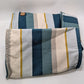 FEED Blue Striped Canvas Tote Bag