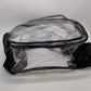 BUSIUW Black/Clear Plastic Backpack